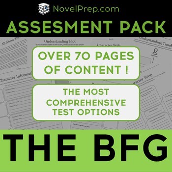 The BFG by Roald Dahl Complete No-Prep Test \ Assessment Pack