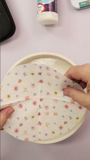 How to decoupage with Deco Pudge - full video is on our channel