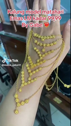 Model kalung matahari emass Lm by Gabe