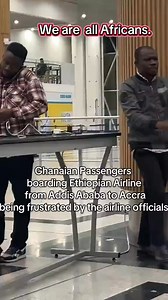 Multiple Ghanaian passengers aboard an Ethiopian Airlines flight from Addis Ababa to Accra have expressed frustration over alleged mistreatment and a lack of communication from airline officials. The passengers reported being delayed from boarding their flight without prior notice or explanation, leading to widespread dissatisfaction and complaints about the airline’s handling of the situation. | Abed Kwamina Eduful