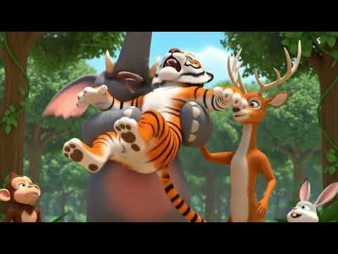 Tiger attack in jungle