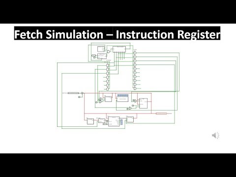 Control Unit - Fetch Simulation - Instruction Register