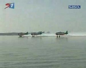 Landing on water without floats!