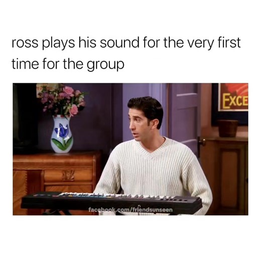 Ross the musician 🤣🤣🤣🤣 | Friends Memes