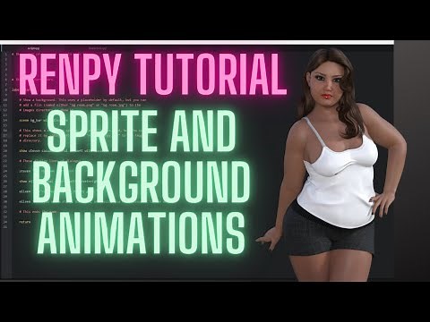 Ren'Py Animated Character Sprites and Backgrounds