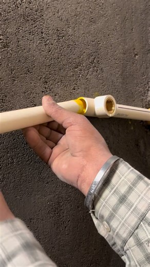 electrician work | Cpvc pipe fitting 👨🏻‍🔧 #plumber #plumbing | Instagram