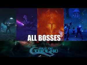 ALL BOSSES AND CUTSCENES ISLE OF CTHULHU (BO3 Custom Zombies)