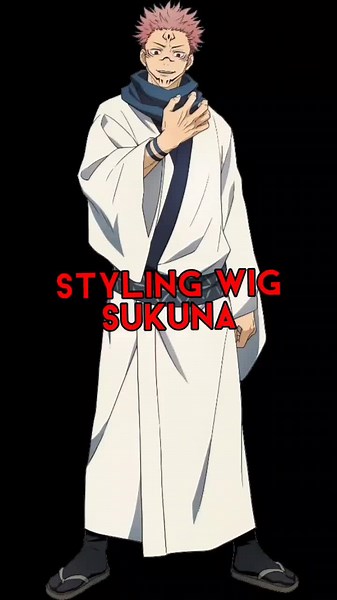 Gambare Gambare: Sukuna Wig Styling Tutorial