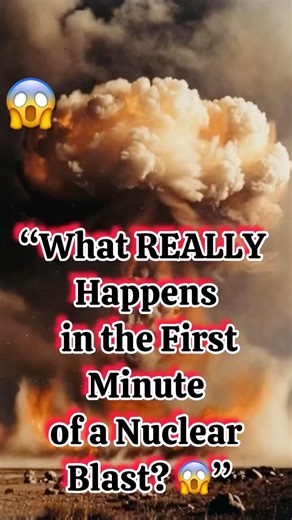 “What REALLY Happens in the First Minute of a Nuclear Blast? 😱”