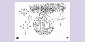 Christian Colouring Page For Kids