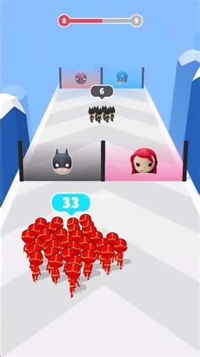 Superhero Run Level-8 #shorts #gaming