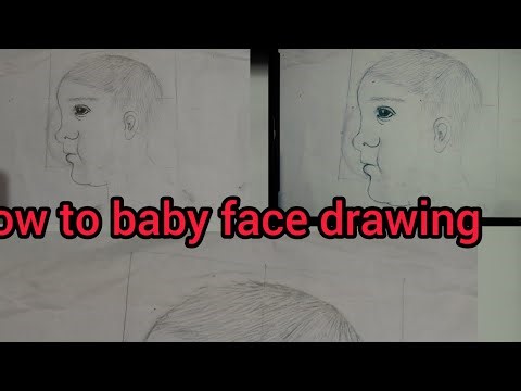 How to' Easy Baby; Face' Drawing|| YouTube Bologing 'Video '||