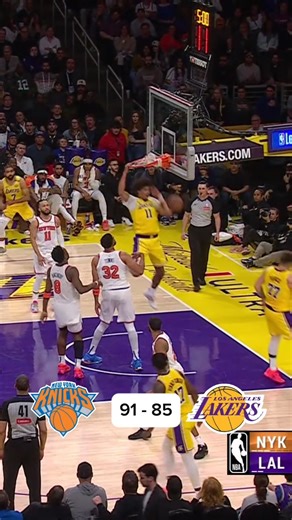 1.2M views · 19K reactions | What a FANTASTIC OT FINISH between the New York Knicks and the Los Angeles Lakers!  #NBAPhilippines #NBAHighlights | NBA Philippines | Facebook