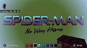 Minecraft Redditor creates stunning Spider-Man: No Way Home title