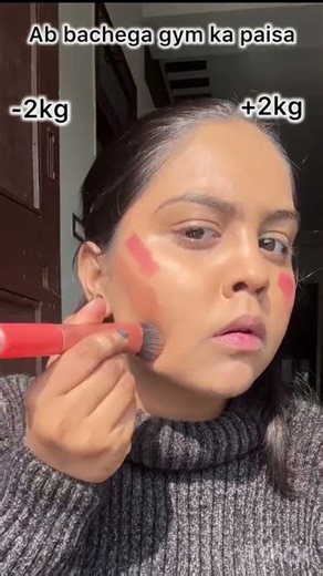 Face contouring trick #makeuptutorial #youtubeshorts #funnyshorts #trending #viraltips