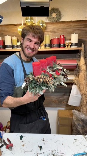 Rote geht für den Advent immer. Oder? | Der Blumenmann - DIY Deko Ideen by Flora-Line, Grosshöchstetten