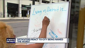 116K views · 994 reactions | Detroiters aren't happy that our city has been named the worst place to live! Complete story: bit.ly/2sJw3uc | WXYZ-TV Channel 7 | Facebook