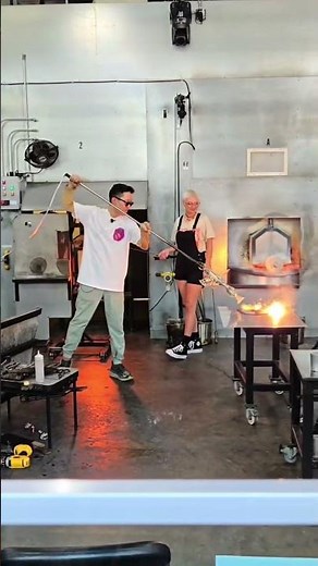 Glass Ray Gun Lights Up Museum Logo 🤪