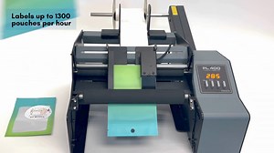 Need a better way to apply labels to your empty pouches? Apply them with Primera's new PL400 Pouch Labeler. Try out one of our label printers and/or PL400 Pouch Label Applicator with our 30-day money-back guarantee. Worldwide free shipping. Label printers start at $1549.00 USD. PL400 $1595.00 USD. Shop Now. | Primera Technology, Inc.