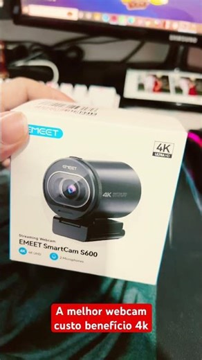 Essa seria a melhor Webcam 4k? EMEET SMARTCAM S600 Com inteligência artificial!