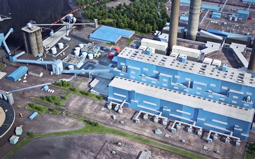 电厂发电工艺流程三维动画 #工艺流程三维动画_哔哩哔哩_bilibili