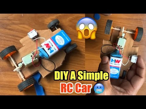 Home Made Mini RC Car|Diy A Simple RC Car At Home |DC Motor