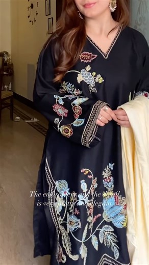 Styling & Fashion Content Creator on Instagram: "Got this pretty dress from @chaudharyartsofficial , they are currently having 12-12 sale with an amazing 50% off. Don’t miss out on this incredible deal. Winter’25 Drop 2 Article Name: Esmer Embroidered 3pc 🕊️.. . . . . . . . . . . #fitcheck #GRWM #GetReadyWithMe #StyleReel #OutfitInspo OOTD StyledByMe InstaStyle LookBook FashionReel StyleDiaries WhatIWore desioutfits FashionBlogger WardrobeDiaries EverydayStyle GRWMReel pakistanifashion pakistan