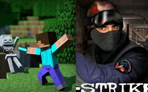 在PSP上玩CS和我的世界，结尾附带资源哦