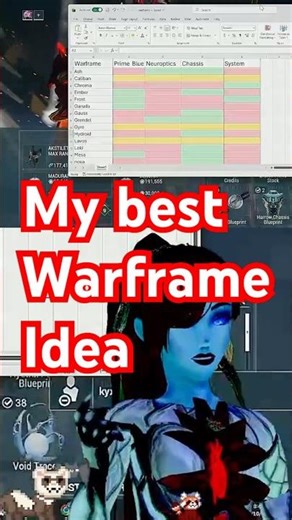 This was my best idea when farming for prime warframes #babytenno #tenno #warframe