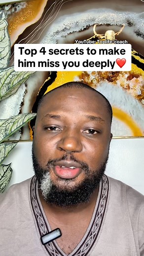 382K views · 10K reactions | Top 4 secrets to make him miss you deeply #viralpost2024シ #missyousomuch #missyou #love #viralreelsシ #reels #datingadvice #fyp #toplifecoach | Toplife coach | Facebook