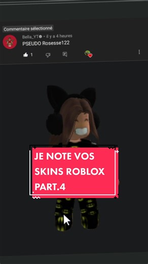 JE NOTE VOS SKINS ROBLOX PART.4 #roblox #pourtoi #fyp #jenotevosskinsrblx