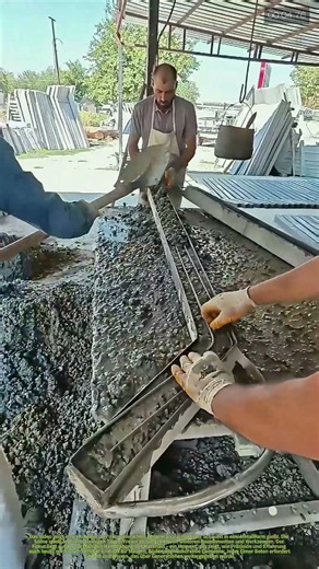 Betonform füllen: Warum Handwerk traditionell bleibt