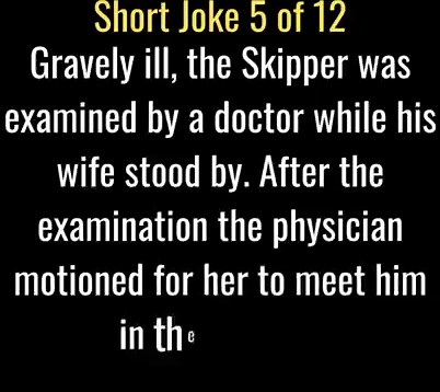 She said that it was no problem and she has seen worse than that. | Trending Jokes