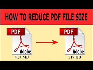 How to Reduce Size of PDF File Without Losing Quality (How to Compress PDF File Size)