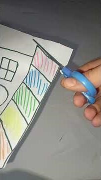 Cutting different shapes with a magic scissors