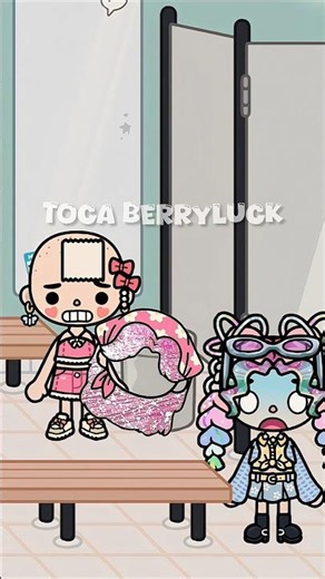 Beautiful bald girl finds her true love🥺😍💘🥰 #tocaboca #tocalifeworld #shorts