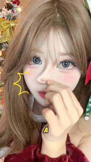 She doesn't want her mother to find out that she is wearing makeup#shortvideo