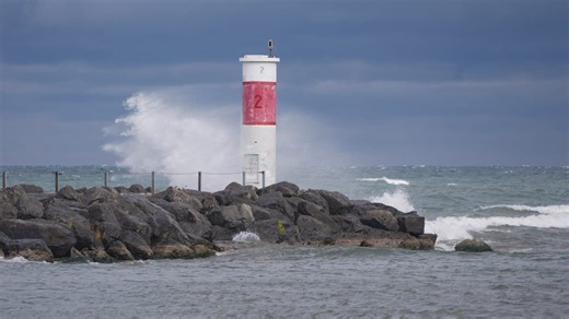 What's a seiche? Strong wind gusts often rock Lake Erie's waters. What happened this week