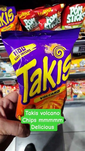 takis colcano chips mmmmm delicious
