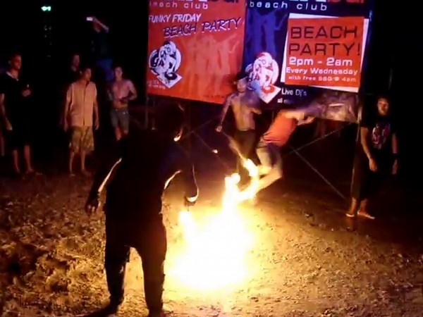 Fire Skipping Rope Jump Rope Fail