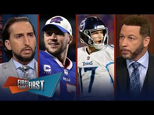 Josh Allen, Bills blowout Titans 41-7 on MNF, move to 2-0 | NFL | FIRST THINGS FIRST