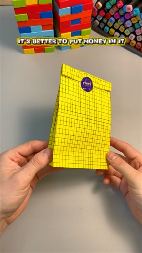 Easy DIY Paper Pouch for Money or Small Gifts 🛍️ #shorts