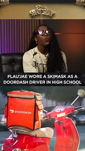 “I lied. I did do @doordash one time when I was in High School. I was sick of asking my mom for money. ... I knew I couldn’t work a job because I was on America’s Got Talent. I was on The Rap Game. I was like nah, I’m going to keep it on the low. I was wearing like a ski mask and everything in Crumble Cookie grabbing people’s orders.” - @flaujae | Club Shay Shay