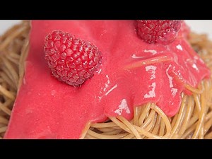 Raspberry Chocolate Spaghetti - Nutella Dessert Recipe!