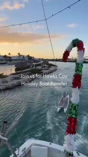 Light the docks and let the holidays roll in by boat. 🎄 The Holiday Boat Parade returns to Hawks Cay Marina on Friday, December 12th during our grand reopening weekend. Boats glowing, bands playing, good times all around the harbor. Book your stay now and don’t miss out! | Hawks Cay Resort