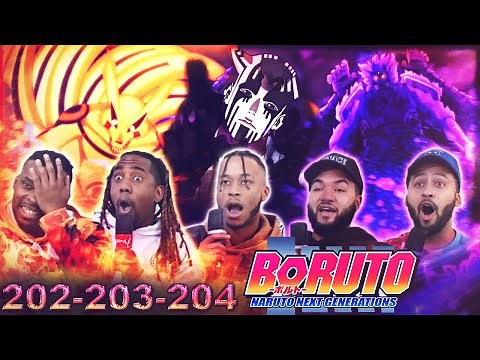 Naruto & Sasuke vs Jigen! Boruto 202, 203 & 204 Reaction/Review