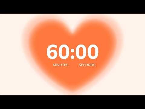timer 60 minutes - Orange Heart 🧡