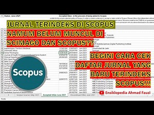 Update Terbaru: Cara Dapatkan Daftar Jurnal Baru di SCOPUS
