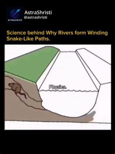 Why Rivers Meander: The Physics Behind Curving Rivers