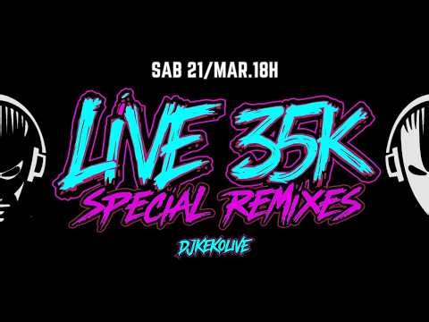 #livedj 🎧 ESPECIAL LIVE 35K ! The BEST of 70s 80s 90s Remixes